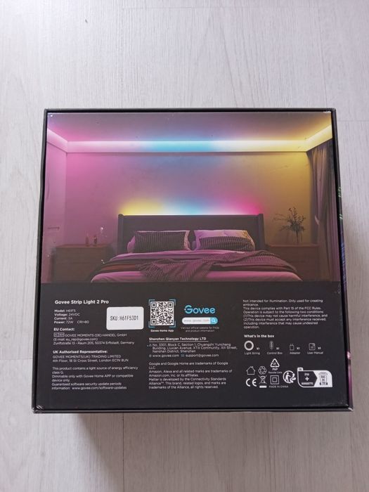 Govee Strip Light 2 Pro (H61F5) – 5м премиум LED лента, с Matter