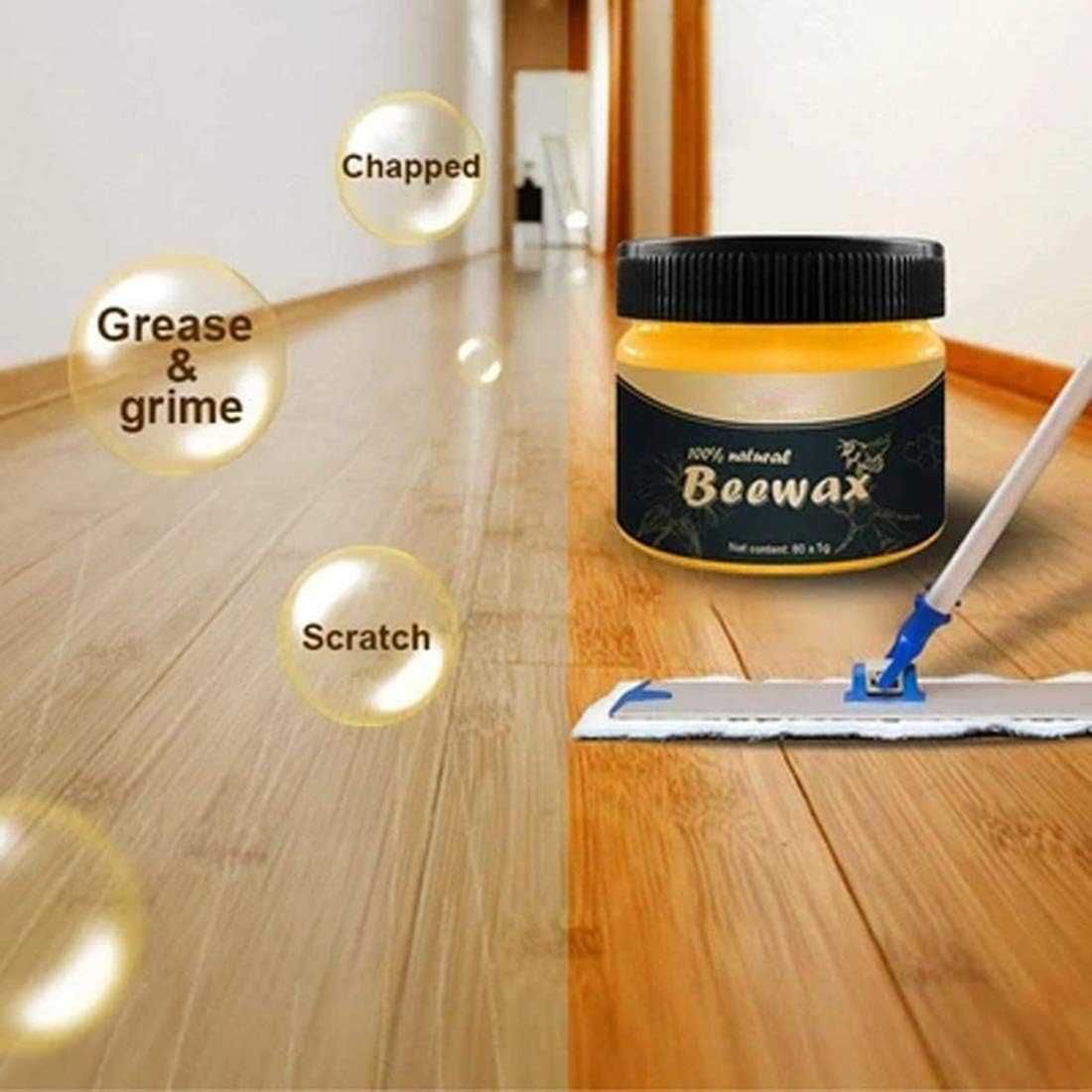 ПРОМО Комплект 2 броя Пчелен восък за дърво BEESWAX