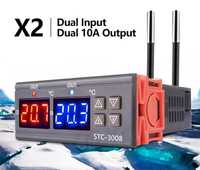 Termostat controler temperatura dublu dual control termoregulator 220V