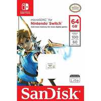 Nintendo Switch,  Карта памет SanDisk - 64GB