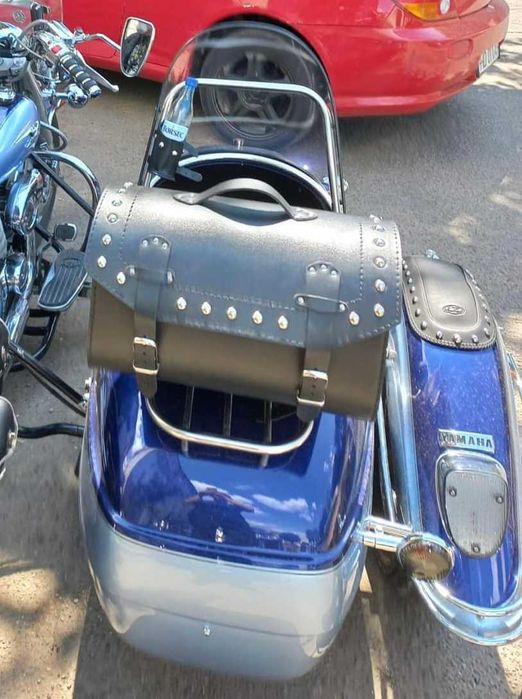 Geanta/Topcase piele portbagaj moto Yamaha/Honda/Kawasaki/Suzuki/etc