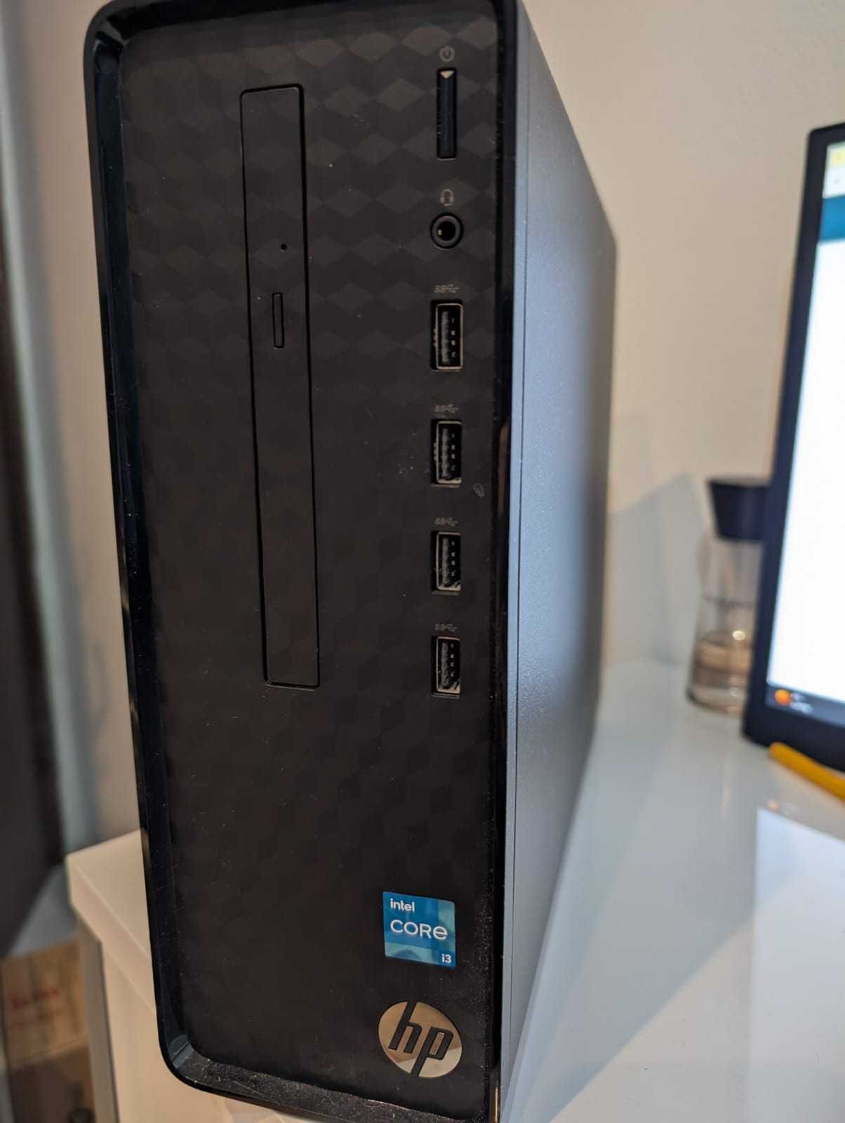 HP Slim Desktop PC I3-13100, 16GB, 256SSD+1TB RX 6400 LOW PROFILE 4GB