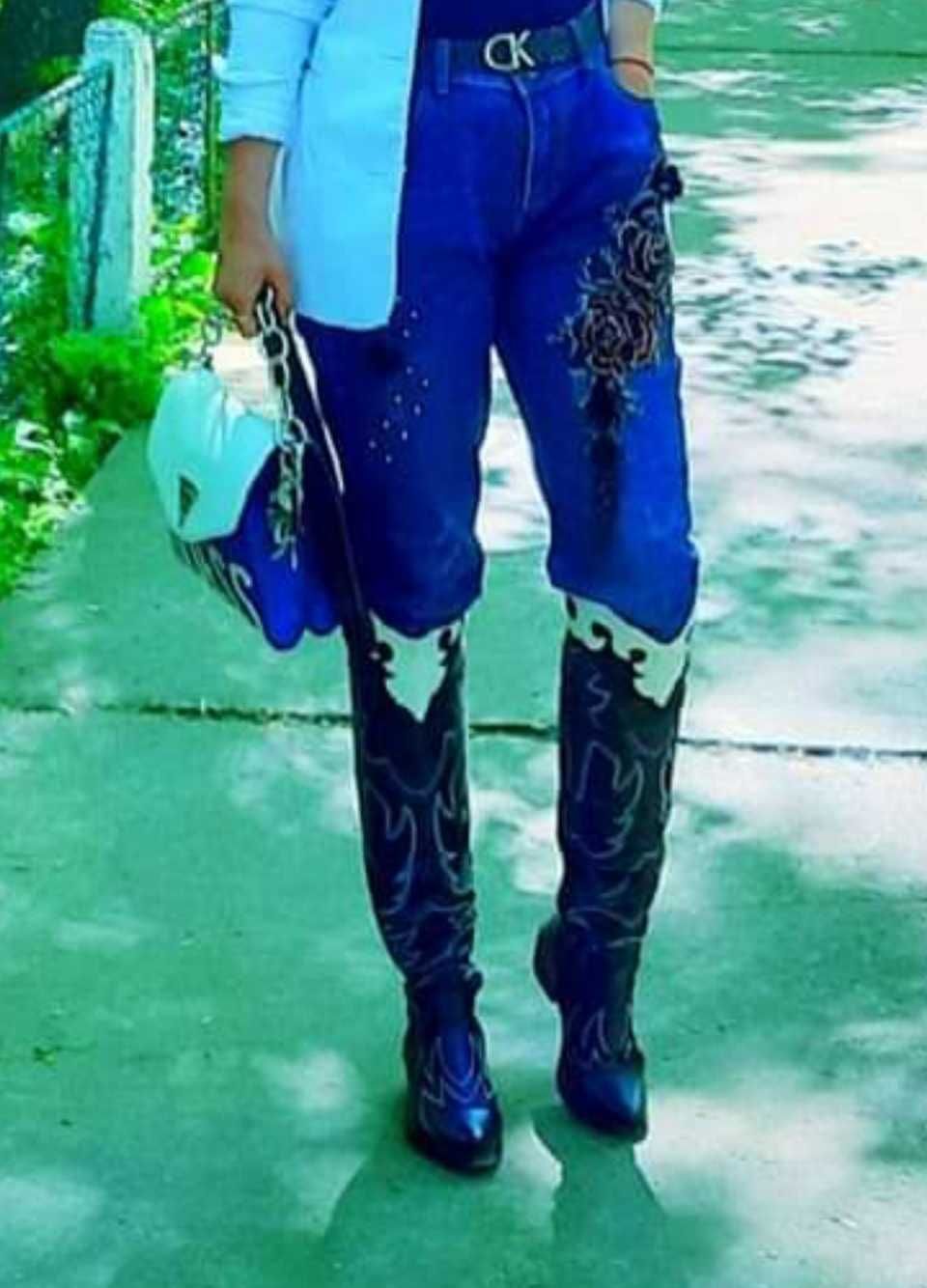 Vand cizme stil cowboy