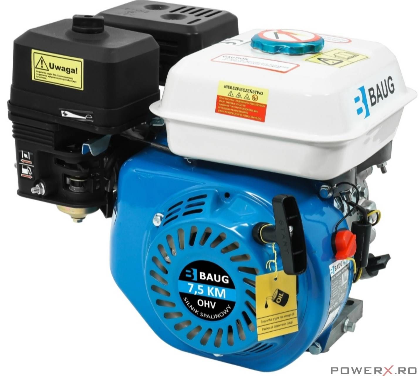 Motor uz general 7.5CP, pentru generator, motocultor, motopompa Baug