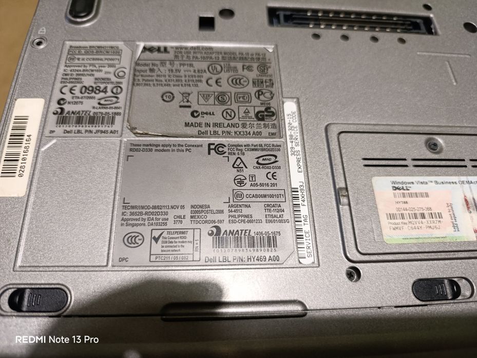 Лаптоп DELL, работи