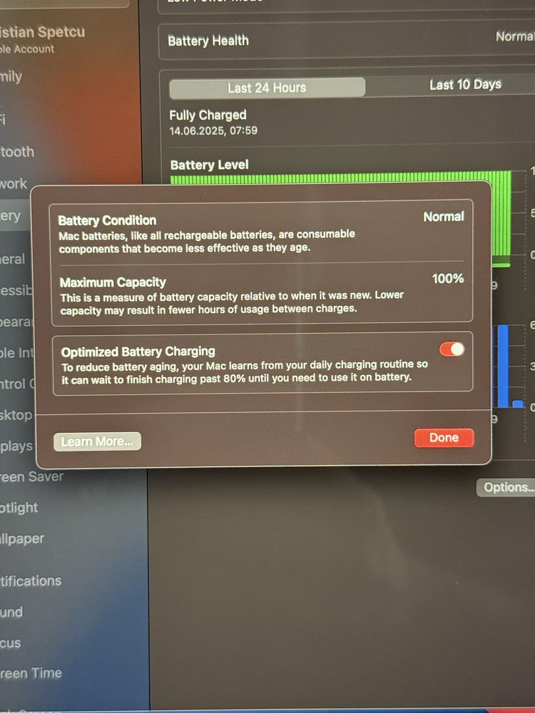 MacBook Pro 16" M1 Pro, 16GB, 512GB SSD