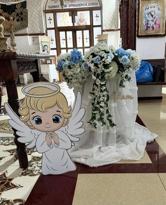 Decor cu baloane, photo corner și arcade