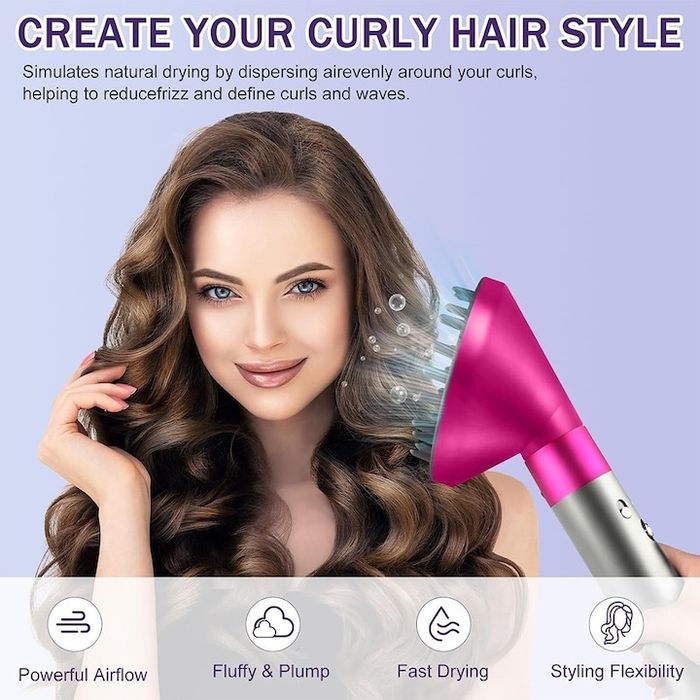 Difuzor pentru uscator de par Dyson Airwrap Styler, Usacare rapida