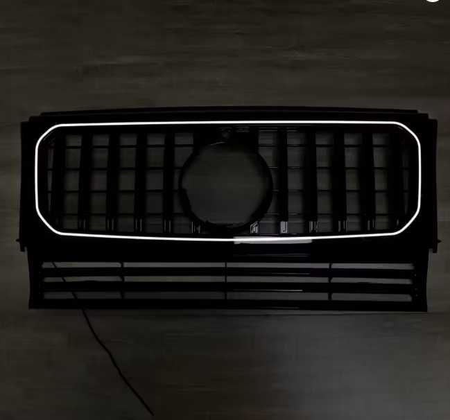 Решетка за предна броня с LED светлини за Mercedes G class,1990-2018