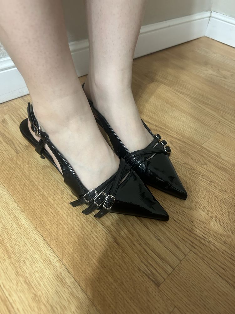 Туфли на подобии miu miu