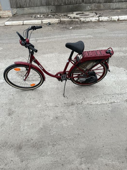 Bicicleta cu motor sachs benzina camping tur