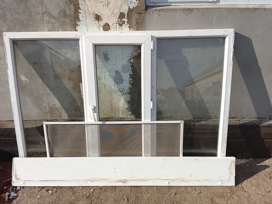 Окна пластиковые б/у