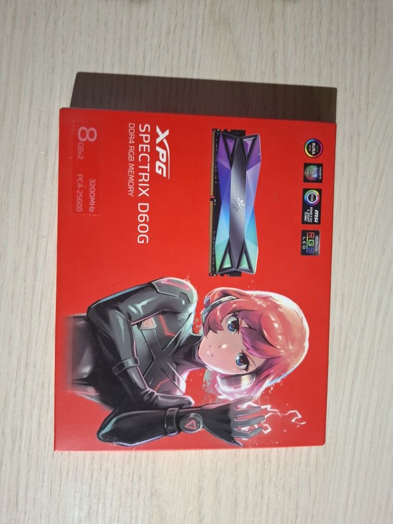 Новая Операт. память 16 гб , 2/8 ADATA XPG Spectrix D60G RGB AX4U32008