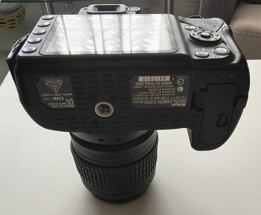 DSLR Nikon D3400 + AF-P DX NIKKOR 18–55mm f/3.5–5.6G VR Lenses