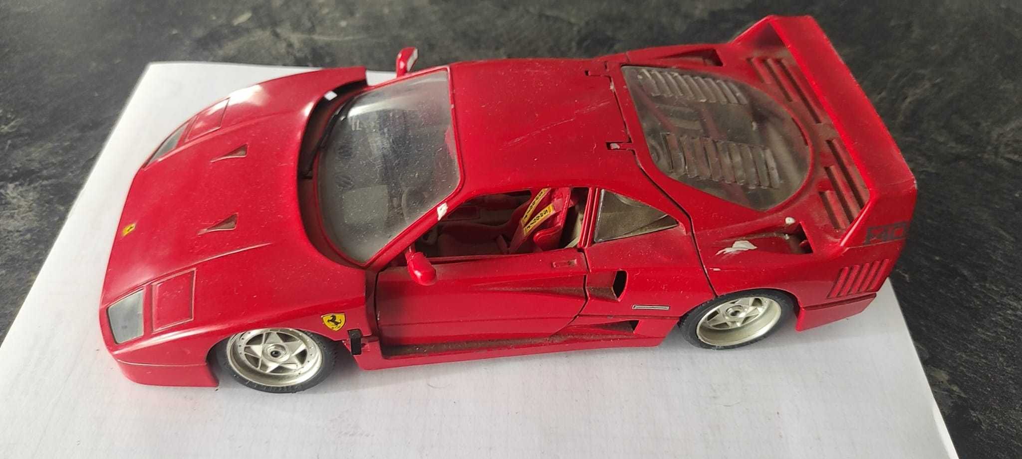 Mașinuță Ferrari F40 1987 colectie Pret Fix fara pierdere de timp.