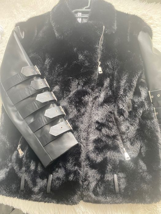 Дамако яке!Кожа с пух