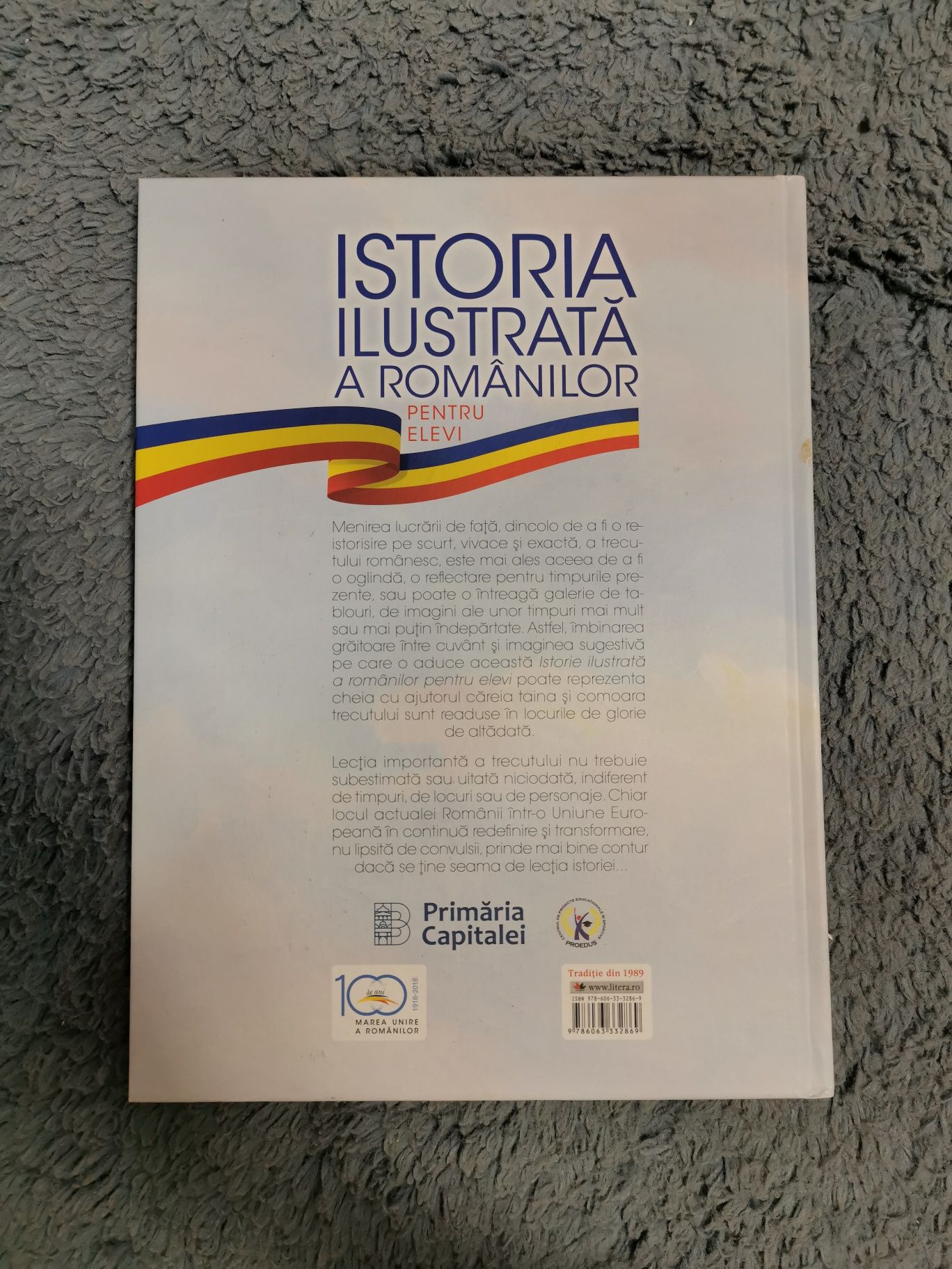 Istoria ilustrată a romanilor - carte de istorie pentru elevi