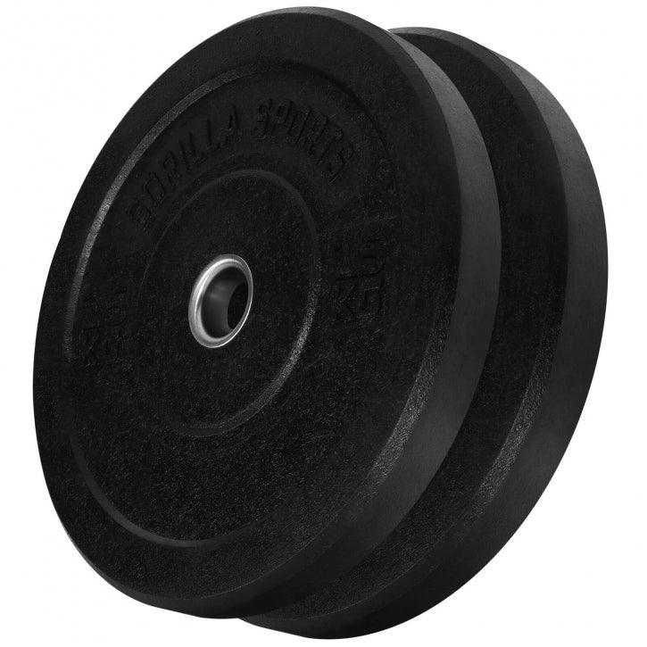 Disc Bumper de cauciuc  SET 2 x 15 KG Gorilla Sports