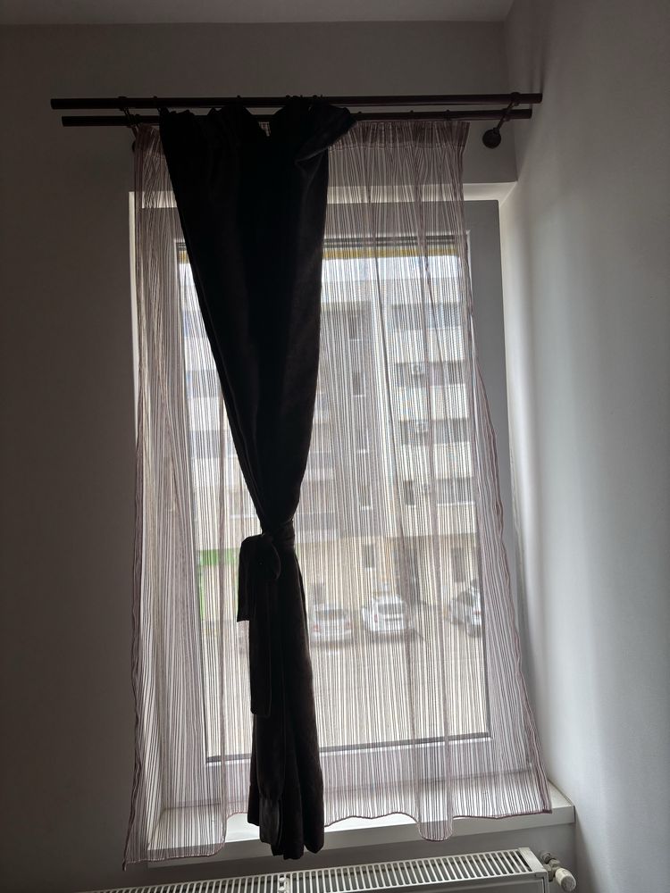 Perdele + draperie cu galerie Maxim Textil