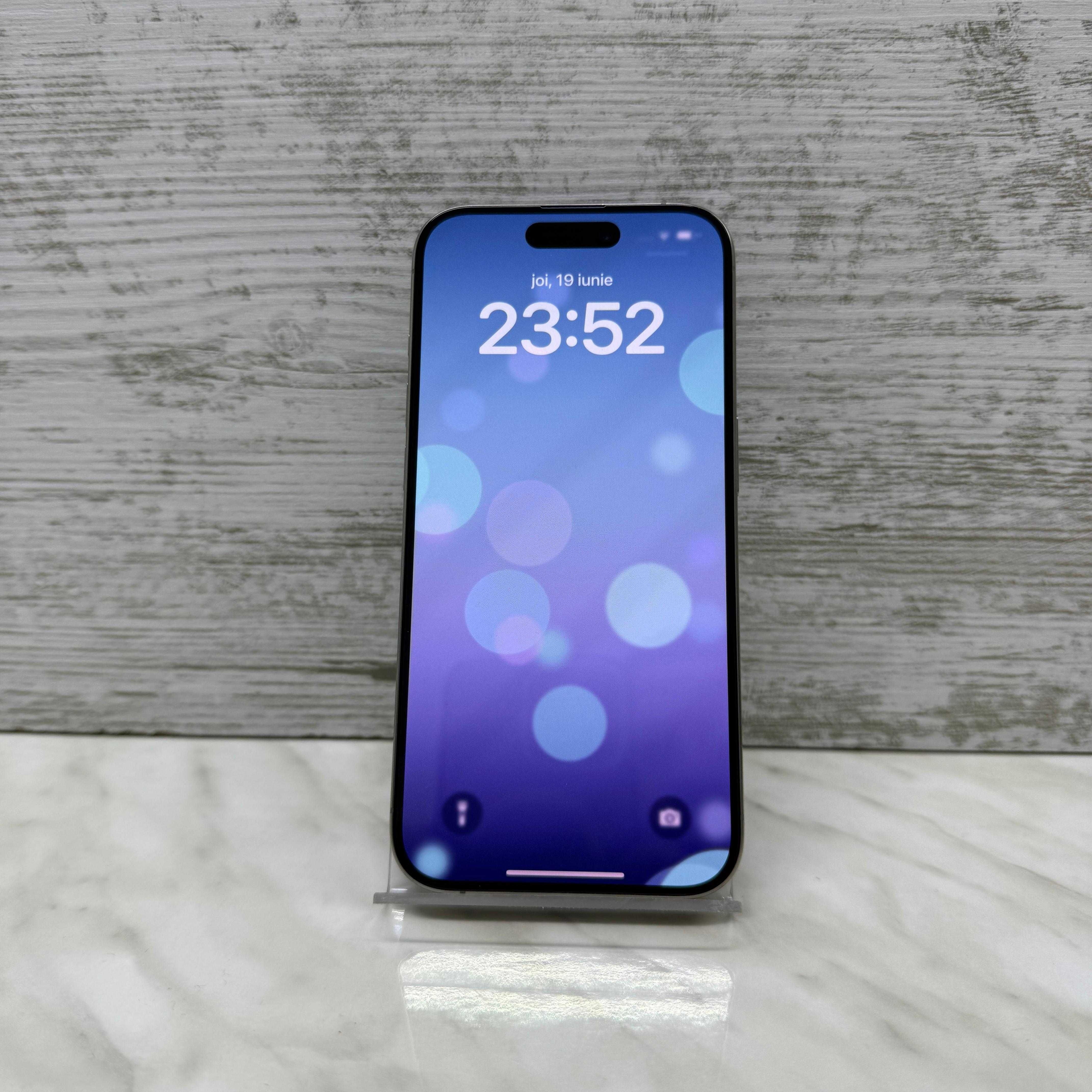 IPhone 15 Pro 128GB Natural  96% + Garantie Zeus Amanet Vitan 1409