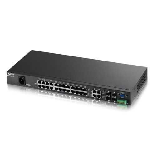 L2 коммутатор Zyxel MES3500-24, 24xFE, 4xCombo (SFP/RJ-45), пит AC/DC