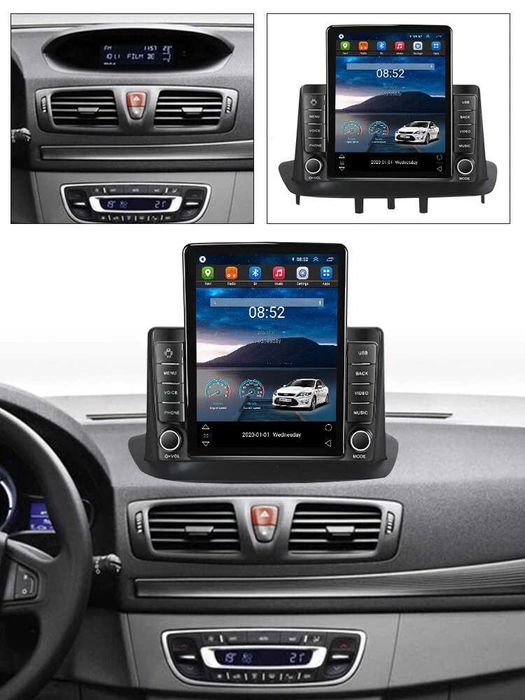 Navigatie Renault Megane 3 Fluence 2009 - 2015 Ecran TESLA 9.7 " 4GB