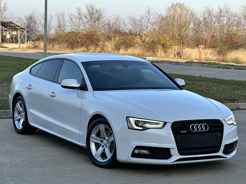 Audi A5 2.0tdi Quattro 4X4 Automat Pachet S-Line /Alb Perlat Alcantara
