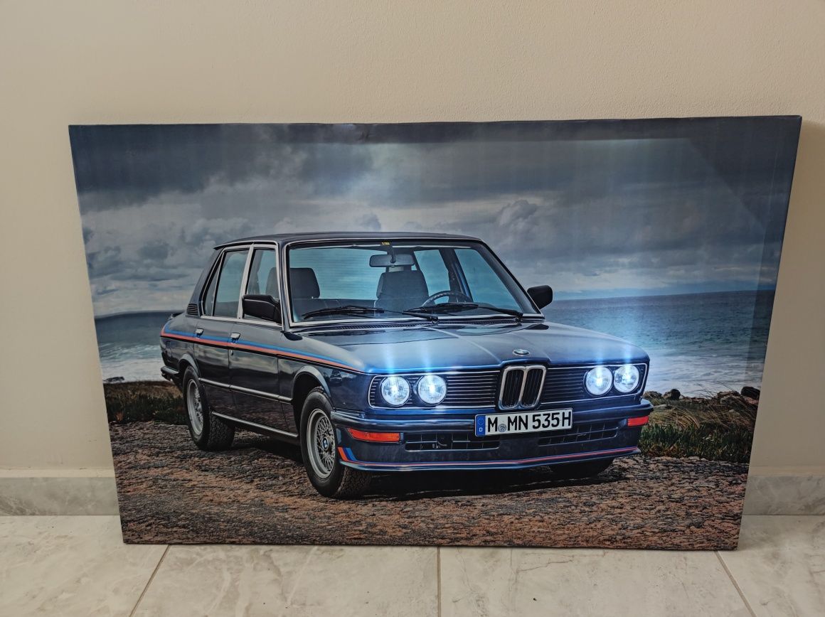 Светеща картина с LED осветление - BMW E28 M power