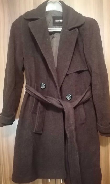 Ново зимно дамско палто, кафяво