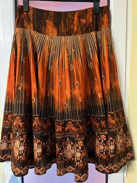 Fusta eleganta bumbac fin catifelat