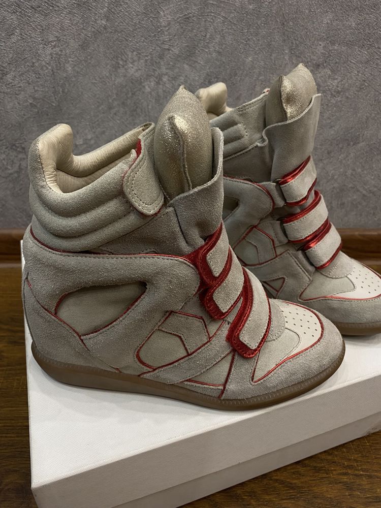 Новые ботильоны сникерсы ботинки Sneakers Isabel Marant оригинал