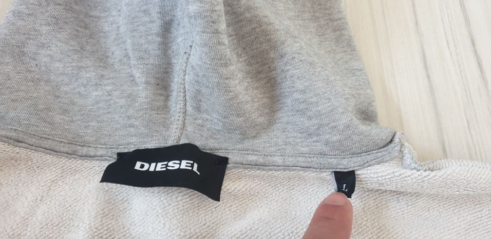 Diesel Hoodie Cotton Mens Size / L ОРИГИНАЛ! Мъжки Суичър
