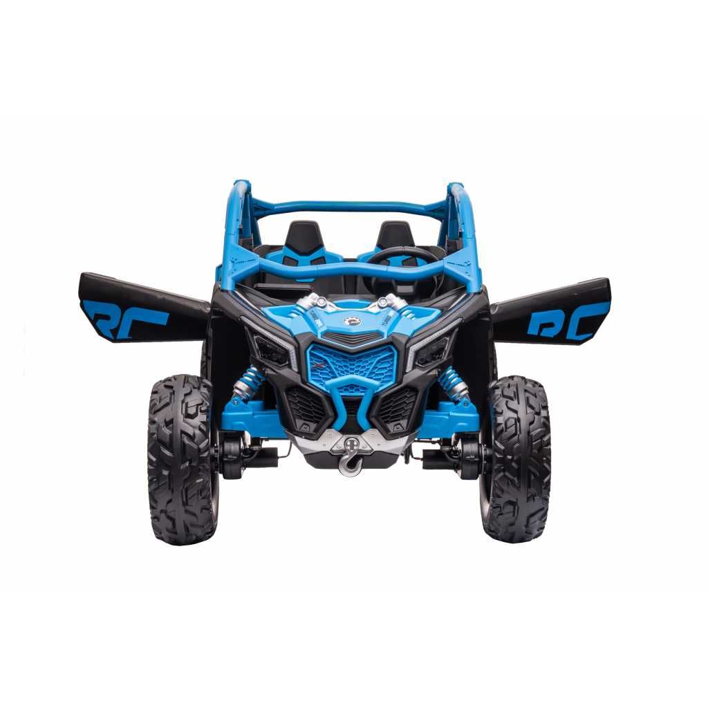 UTV electric copii 2-8 ani Can Am Power 800W 24V 2 locuri 4x4 Albastru