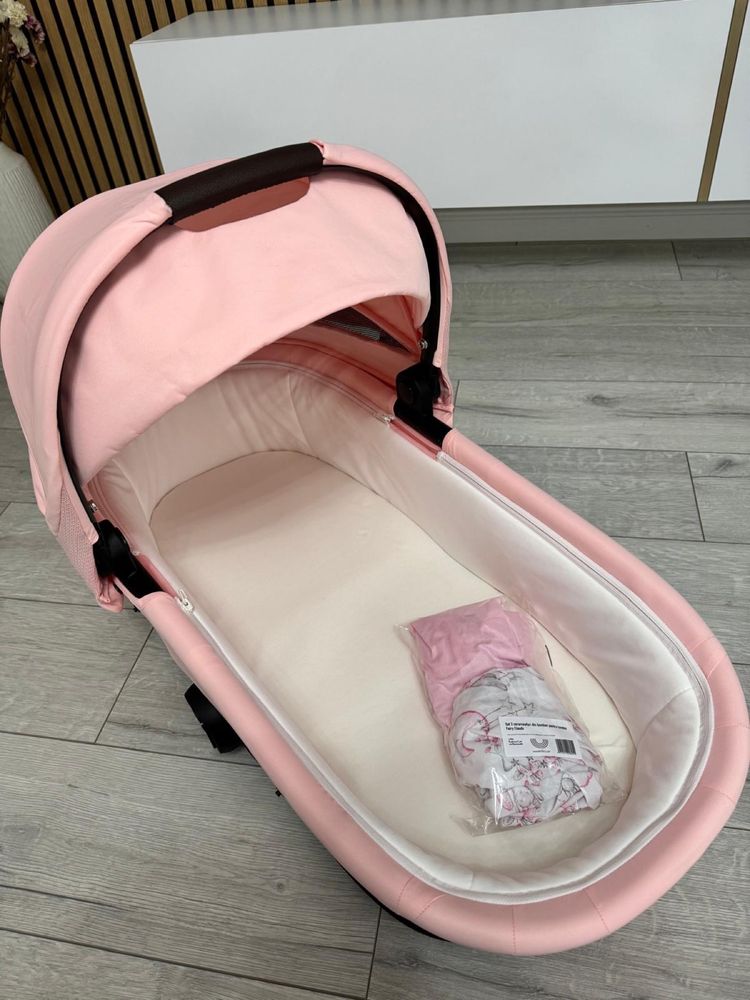 Landou pentru carucior Cybex Melio, Hibiscus Red/Roz