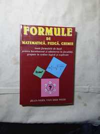 Memorator Formule de Matematica, Fizica si Chimie