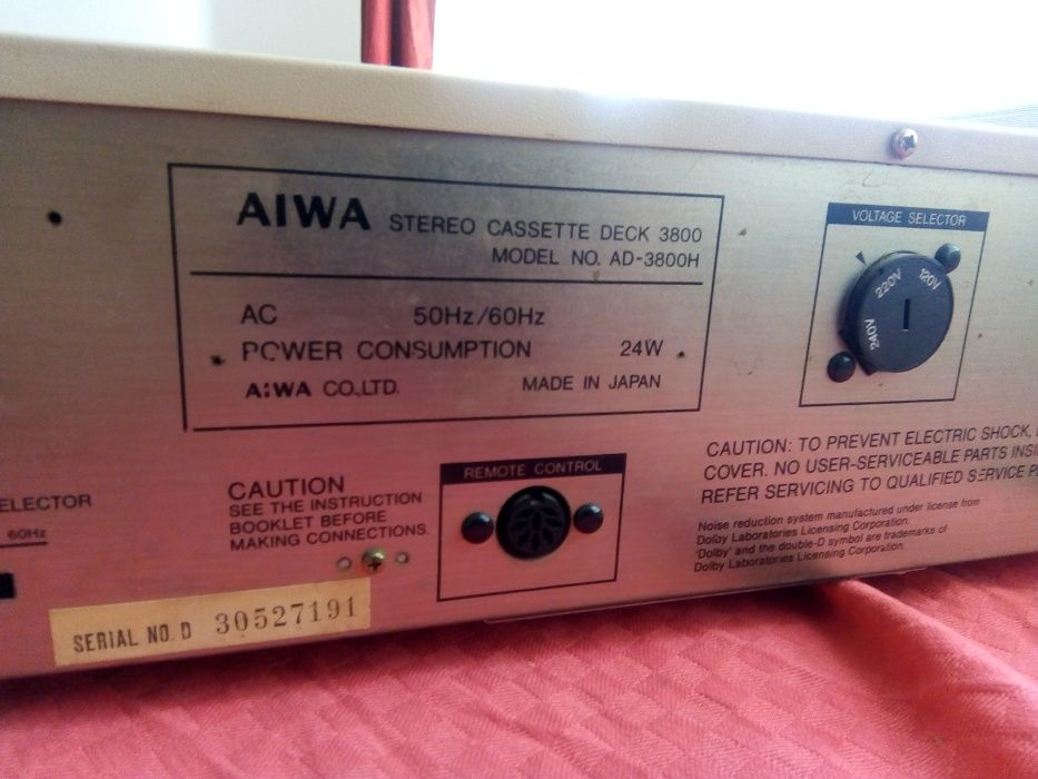 AIWA AD-3800 Cassette Deck