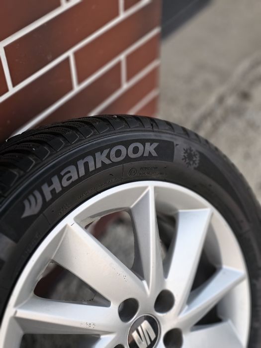 Jante Seat Ibiza 15" / Cauciucuri 185/60/15 Hankook iarna 2021 /