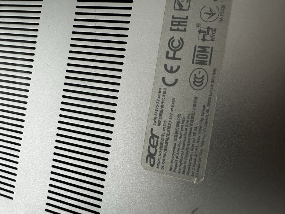 Laptop Acer i5 generatia 8 cu placa video dedicata nvidia