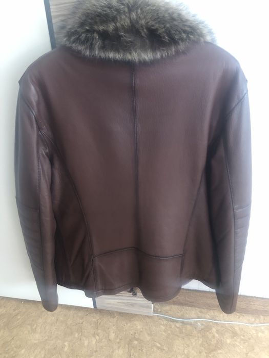 Кожанная куртка зимняя. Натуральная кожа и мех