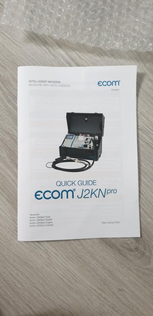Analizorul de combustie portabil ECOM J2KN Pro Easy