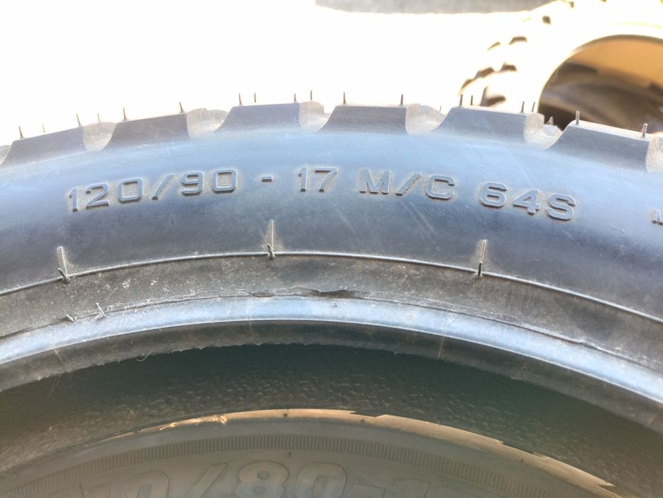 O anvelopa NOUA "enduro" de spate Metzeler 120/90 R17 dot 3918