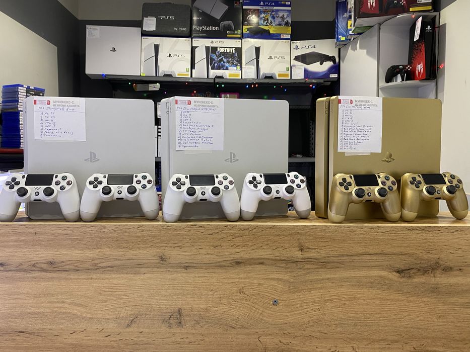 Playstation 4 Slim 500GB 1TB +много игр