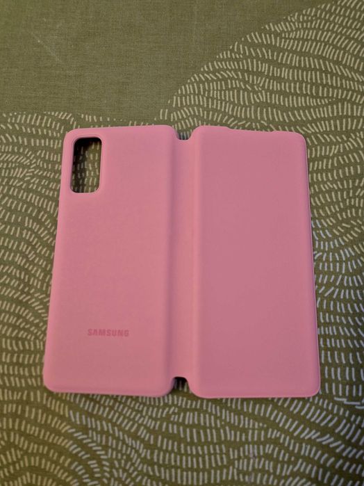 Husa originala Samsung Smart LED View Galaxy S20, roz, noua / EF-NG980