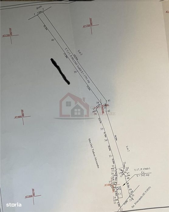 Teren intravilan si constructie veche