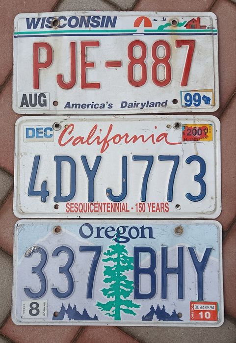 Номерные знаки декор сувениры разных стран