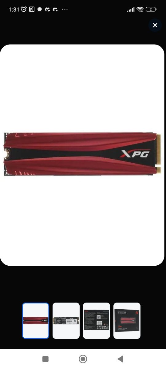 Ssd m2 adata xpg gammix s11 pro 500gb