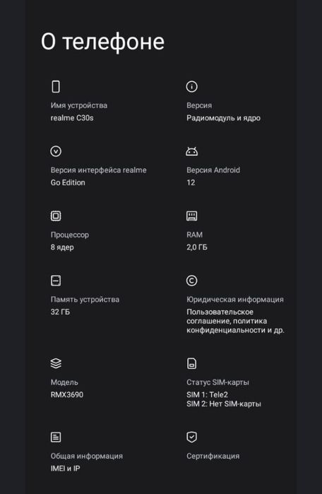 Realme c30S б/у.