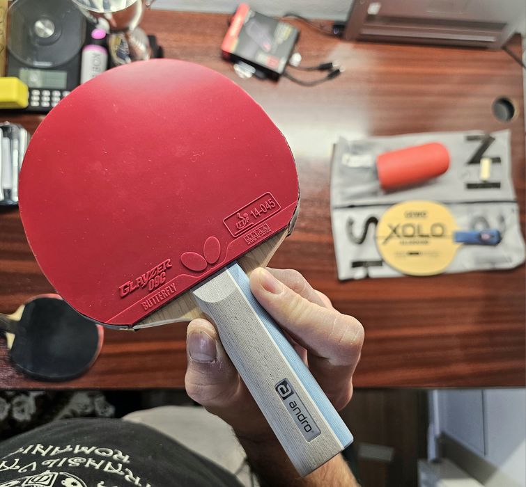 Paleta ideală pentru a învăța tenisdemasă/pingpong Andro/Butterfly