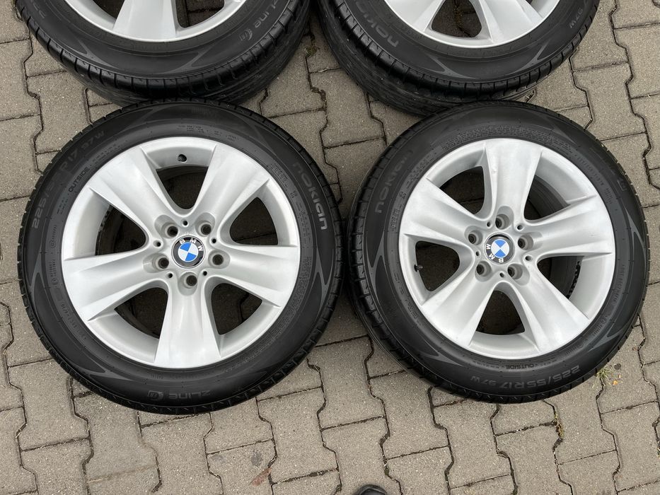 Jante aliaj 5x120mm, anvelope vara 225/55 R17, BMW E60 E61, F10 F11 GT