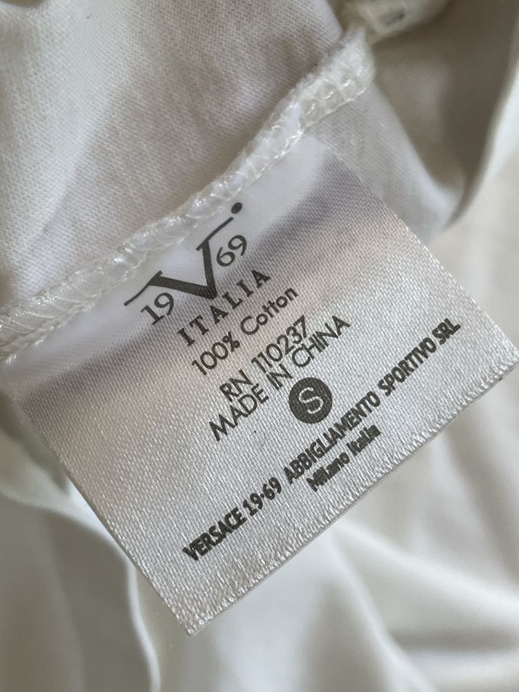 Versace tricou original V cristale 100%bumbac